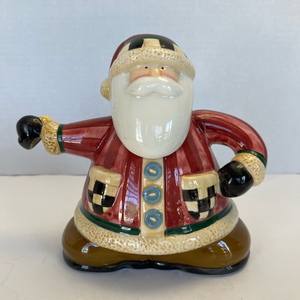 Debbie Mumm Sakura Santa Creamer